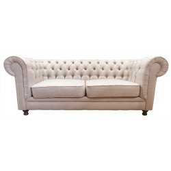 3-osobowa Sofa Chesterfield Lady – Wyjątkowa Tkanina i Komfort