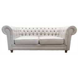 3-osobowa Sofa Chesterfield Lady – Wyjątkowa Tkanina i Komfort