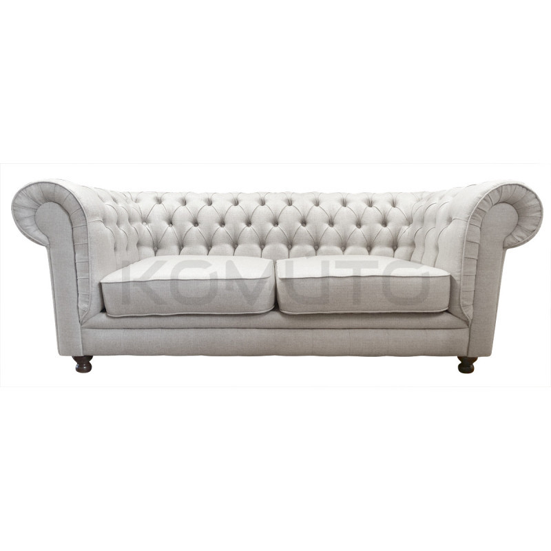 3-osobowa Sofa Chesterfield Lady – Wyjątkowa Tkanina i Komfort