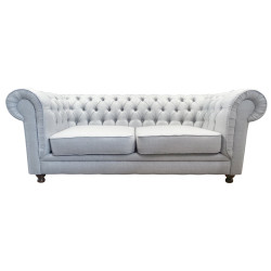 3-osobowa Sofa Chesterfield Lady – Wyjątkowa Tkanina i Komfort