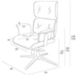 Reprezentacyjny fotel biurowy Lounge Business – prestiż i design