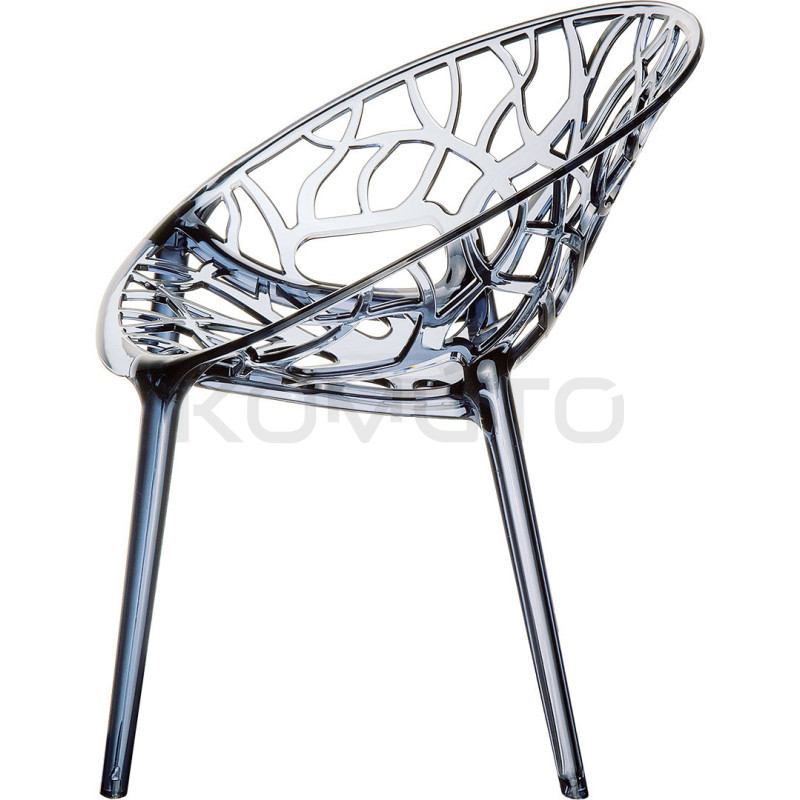Krzesło transparentne KORAL przezroczyste | Komuto.pl