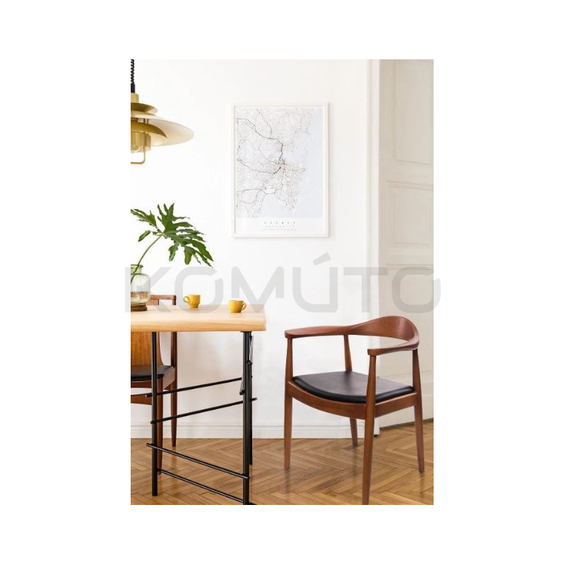 Krzesło KENNEDY – klasyczne wzornictwo i naturalne drewno