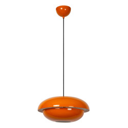 Lampa wisząca Martin – styl lat 80., metalowa, 40 cm