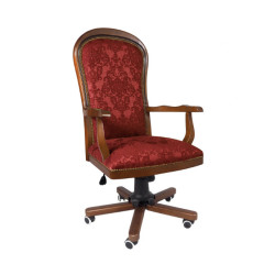 Retro fotel do gabinetu Warwick – elegancja i funkcjonalność