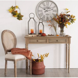 Krzesło boho Maria – rattanowa plecionka | styl shabby chic