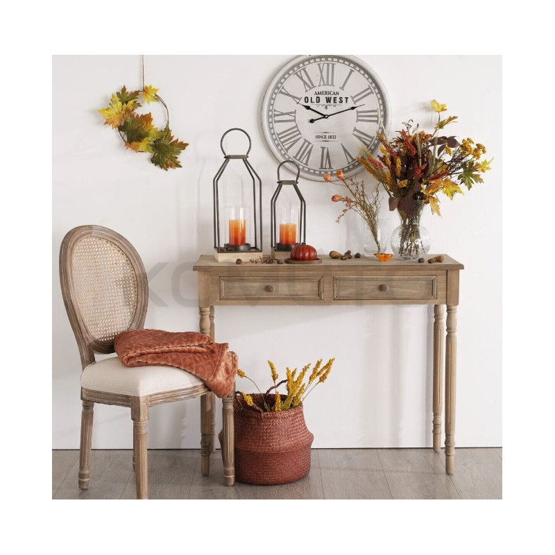 Krzesło boho Maria – rattanowa plecionka | styl shabby chic