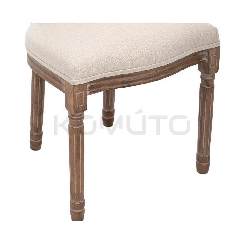 Krzesło boho Maria – rattanowa plecionka | styl shabby chic