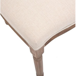 Krzesło boho Maria – rattanowa plecionka | styl shabby chic