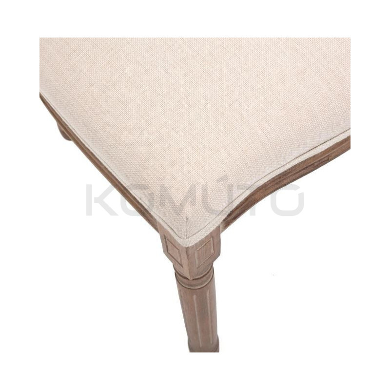 Krzesło boho Maria – rattanowa plecionka | styl shabby chic