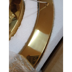 Lampa wisząca glamour Ring Circle 60+60+60 LED złota połysk