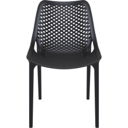 Krzesło ażurowe CHIPS czarne | Komuto.pl