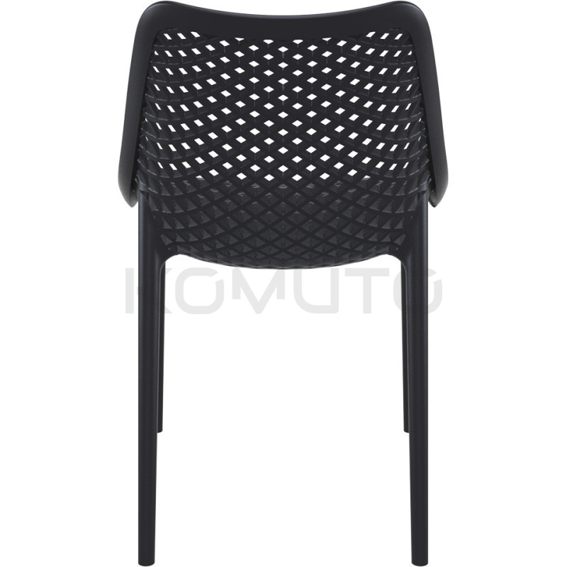 Krzesło ażurowe CHIPS czarne | Komuto.pl