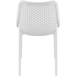 Krzesło ażurowe białe Chips lekkie i uniwersalne | Komuto.pl