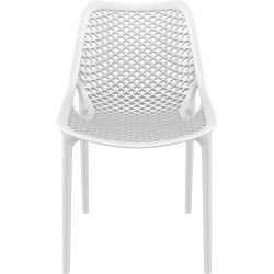 Krzesło ażurowe białe Chips lekkie i uniwersalne | Komuto.pl