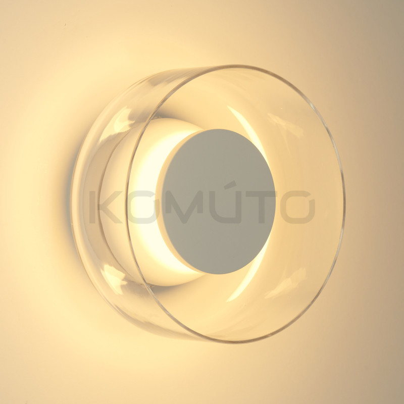 Kinkiet Donut 18 cm – minimalistyczna lampa ścienna