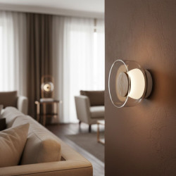 Kinkiet Donut 18 cm – minimalistyczna lampa ścienna