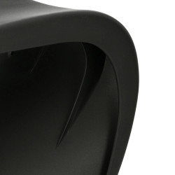 Krzesło designerskie Hover Jim czarne białe | komuto.pl