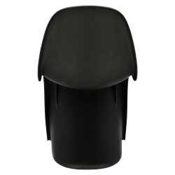 Krzesło designerskie Hover Jim czarne białe | komuto.pl