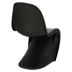 Krzesło designerskie Hover Jim czarne białe | komuto.pl