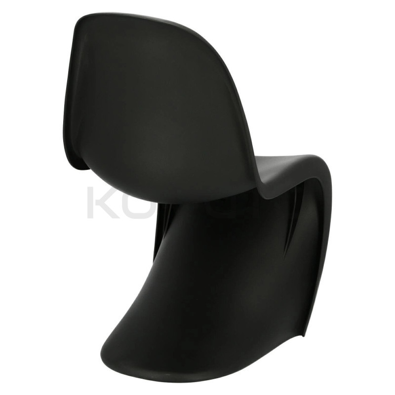 Krzesło designerskie Hover Jim czarne białe | komuto.pl