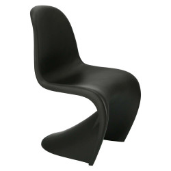 Krzesło designerskie Hover Jim czarne białe | komuto.pl