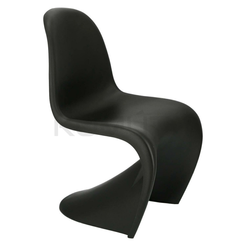 Krzesło designerskie Hover Jim czarne białe | komuto.pl