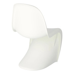 Krzesło designerskie Hover Jim czarne białe | komuto.pl