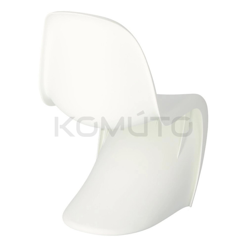 Krzesło designerskie Hover Jim czarne białe | komuto.pl