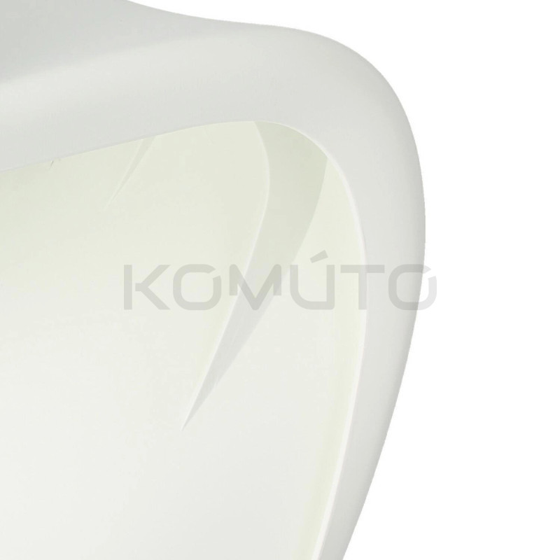 Krzesło designerskie Hover Jim czarne białe | komuto.pl