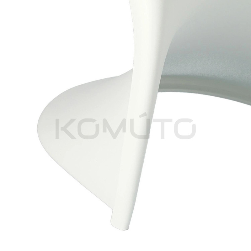 Krzesło designerskie Hover Jim czarne białe | komuto.pl