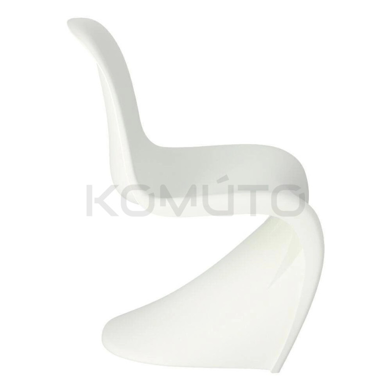 Krzesło designerskie Hover Jim czarne białe | komuto.pl