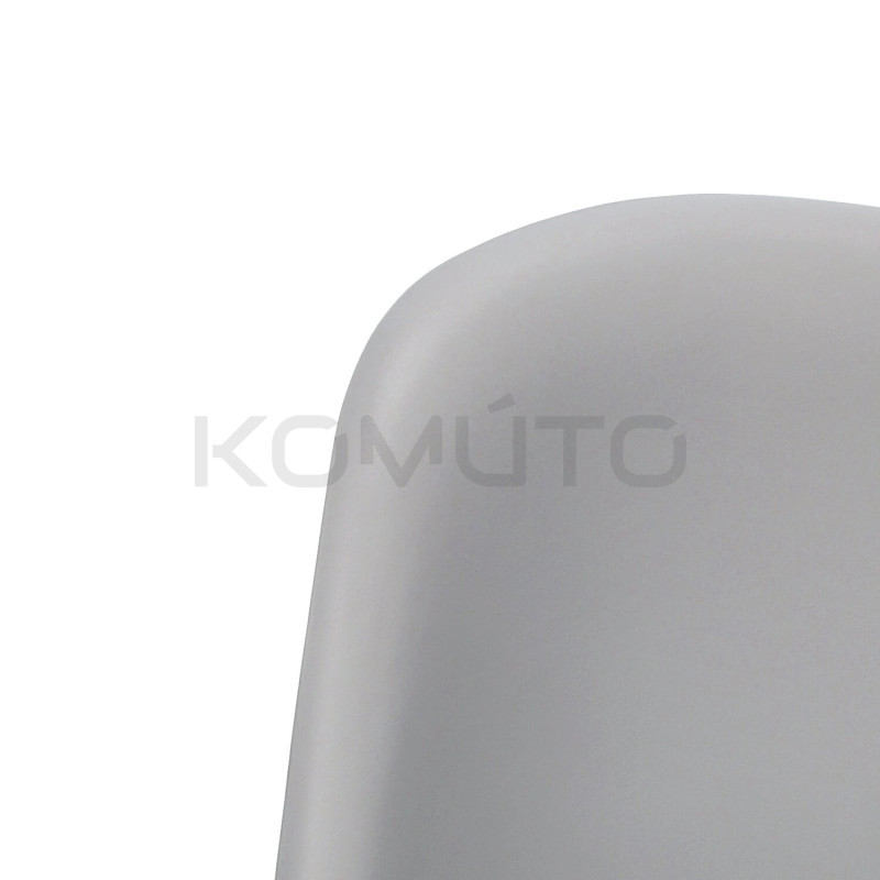 Krzesło kolorowe Hover Jim szare czerwone | komuto.pl