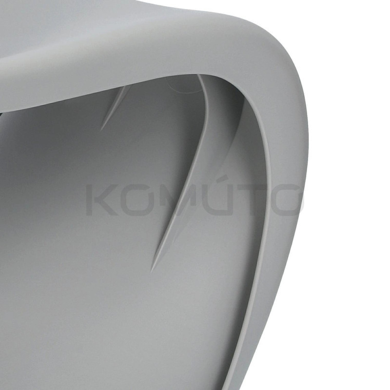 Krzesło kolorowe Hover Jim szare czerwone | komuto.pl