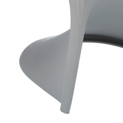 Krzesło kolorowe Hover Jim szare czerwone | komuto.pl