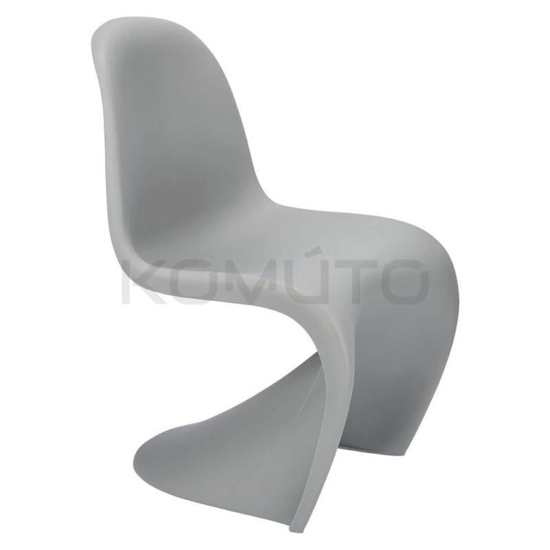 Krzesło kolorowe Hover Jim szare czerwone | komuto.pl