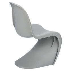 Krzesło kolorowe Hover Jim szare czerwone | komuto.pl