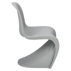 Krzesło kolorowe Hover Jim szare czerwone | komuto.pl