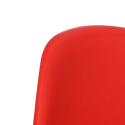 Krzesło kolorowe Hover Jim szare czerwone | komuto.pl