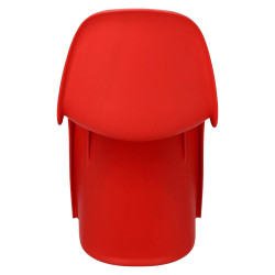 Krzesło kolorowe Hover Jim szare czerwone | komuto.pl