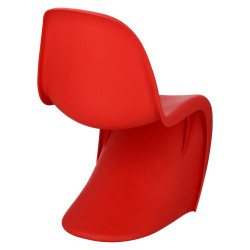 Krzesło kolorowe Hover Jim szare czerwone | komuto.pl