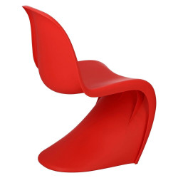 Krzesło kolorowe Hover Jim szare czerwone | komuto.pl