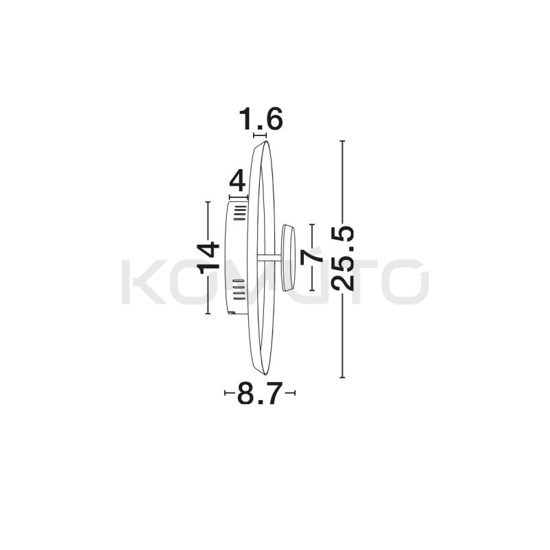 Kinkiet okrągły Satelita – nowoczesne LED do domu