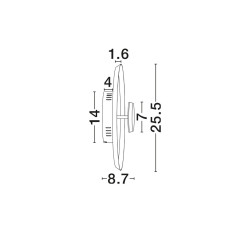 Kinkiet okrągły Satelita – nowoczesne LED do domu