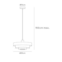 Lampa jak z PRL Clinic – lampa wisząca design lat 80