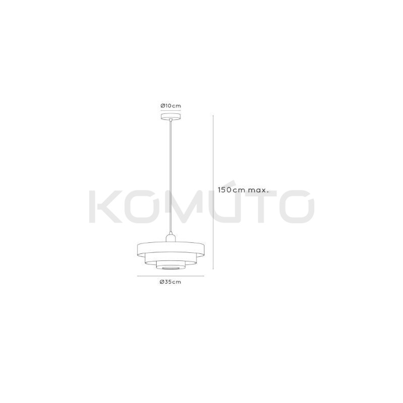 Lampa jak z PRL Clinic – lampa wisząca design lat 80
