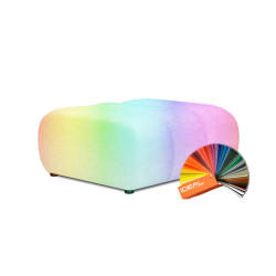 Duża pufa Serena 91x89 | Wypoczynek i styl z doświadczeniem