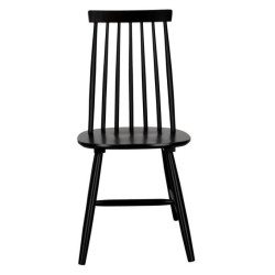 Czarny patyczak Stick – krzesło drewniane w formie i linii