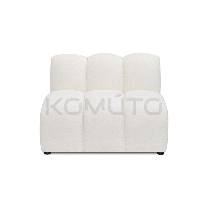 Fotel bez boków Serena – artystyczna forma modułowy komfort