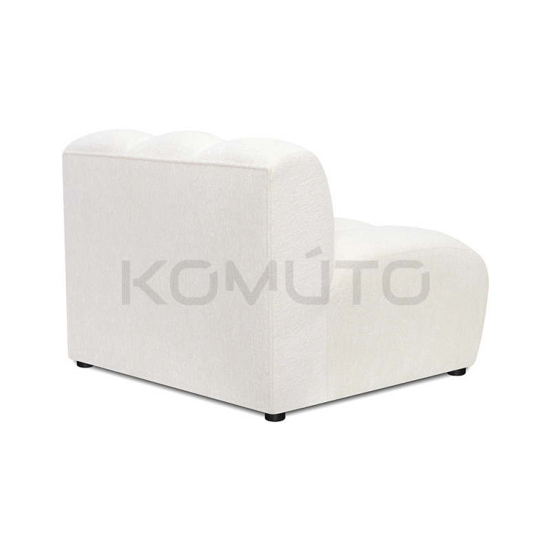 Fotel bez boków Serena – artystyczna forma modułowy komfort